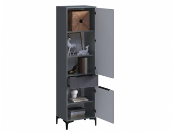 Пенал 550 мм Кимберли графит (Handis) в Ивделе - ivdel.mebel-e96.ru