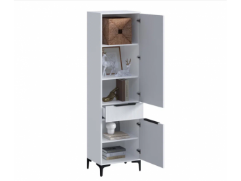 Пенал 550 мм Кимберли белый (Handis) в Ивделе - ivdel.mebel-e96.ru