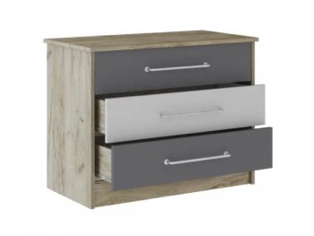 Комод Колибри Лофт серый (Текс) в Ивделе - ivdel.mebel-e96.ru