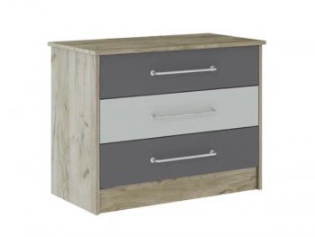 Комод Колибри Лофт серый (Текс) в Ивделе - ivdel.mebel-e96.ru