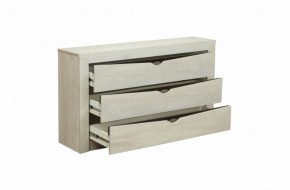 Комод 33.11 Лючия бетон пайн белый / венге (Олмеко) в Ивделе - ivdel.mebel-e96.ru