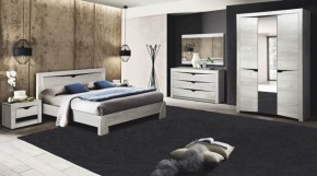 Комод 33.11 Лючия бетон пайн белый / венге (Олмеко) в Ивделе - ivdel.mebel-e96.ru