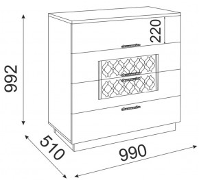 Комод Тиффани М23 (Риннер) в Ивделе - ivdel.mebel-e96.ru