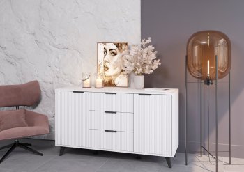 Комод 3.6 Белый (Росток) в Ивделе - ivdel.mebel-e96.ru