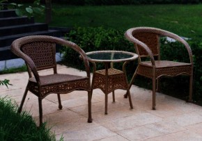 Комплект садовой мебели (стул RC16/стол RT 206) Коричневый в Ивделе - ivdel.mebel-e96.ru