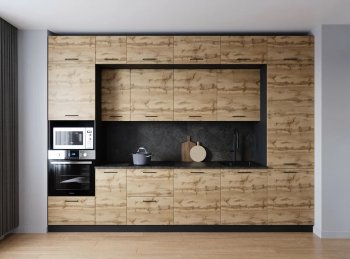 Кухонный гарнитур Крафт 3400 мм (Санвут) в Ивделе - ivdel.mebel-e96.ru