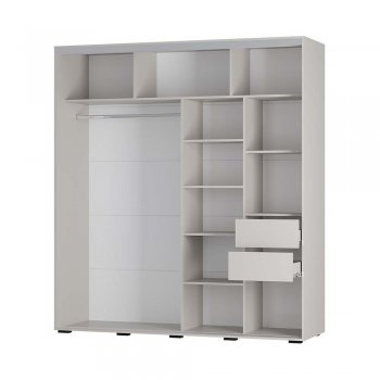 Шкаф-купе Крафт-6 кашемир 2000 мм (БТС) в Ивделе - ivdel.mebel-e96.ru