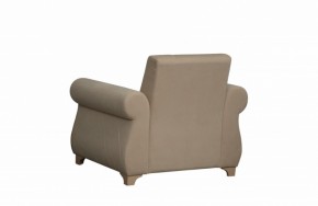 Кресло для отдыха Порто (велюр текстура латте / микровельвет крем) в Ивделе - ivdel.mebel-e96.ru