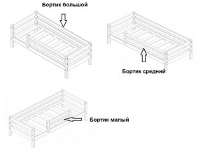 Кровать 2-х ярусная Сонечка с бортиками (лестница наклонная) в Ивделе - ivdel.mebel-e96.ru