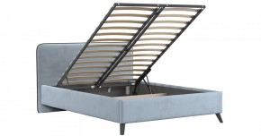 Кровать с подъемным механизмом Миа 140 (стальной светло-серый) (НиК) в Ивделе - ivdel.mebel-e96.ru