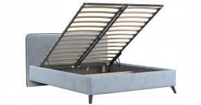 Кровать с подъемным механизмом Миа 1600 (стальной светло-серый) (НиК) в Ивделе - ivdel.mebel-e96.ru