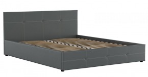 Кровать с подъемным механизмом Синди 1600 (серый) (НиК) в Ивделе - ivdel.mebel-e96.ru