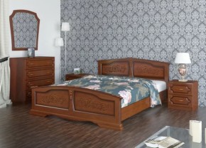 Кровать из массива Елена Орех (БМ) в Ивделе - ivdel.mebel-e96.ru