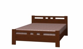 Кровать из массива Вероника-2 Орех (900х2000) (БМ) в Ивделе - ivdel.mebel-e96.ru