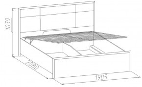 Кровать Люкс Амели с подъемным механизмом 1400*2000 в Ивделе - ivdel.mebel-e96.ru