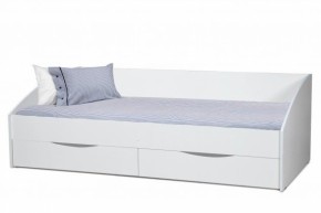 Кровать одинарная Фея - 3 симметричная New белая (Олм) в Ивделе - ivdel.mebel-e96.ru | фото