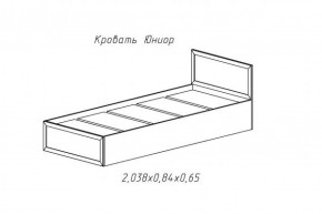 Кровать ЮНИОР (800х2000) (АстридМ) в Ивделе - ivdel.mebel-e96.ru