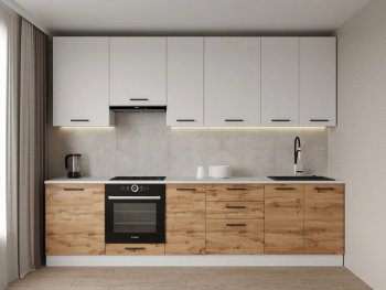 Кухонный гарнитур высокий Лада 3000 мм (Санвут) в Ивделе - ivdel.mebel-e96.ru