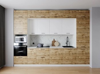 Кухонный гарнитур Лада 3400 мм (Санвут) в Ивделе - ivdel.mebel-e96.ru