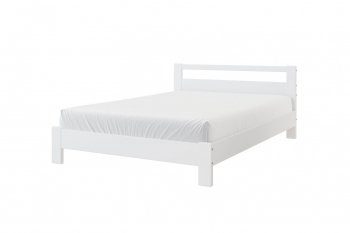 Кровать из массива Лана Белый Античный (БМ) в Ивделе - ivdel.mebel-e96.ru
