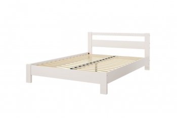 Кровать из массива Лана Льняной (БМ) в Ивделе - ivdel.mebel-e96.ru