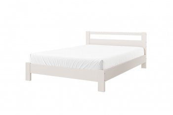 Кровать из массива Лана Льняной (БМ) в Ивделе - ivdel.mebel-e96.ru