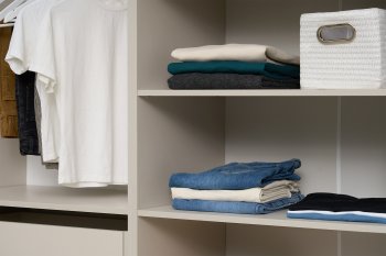 Гардеробная/шкаф 4000 мм Ларго №4 Кашемир (Миф) в Ивделе - ivdel.mebel-e96.ru