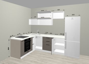 Угловой кухонный гарнитур Санвут 1516х2100 мм в Ивделе - ivdel.mebel-e96.ru