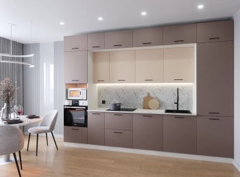 Кухонный гарнитур Латте 3400 мм (Санвут) в Ивделе - ivdel.mebel-e96.ru