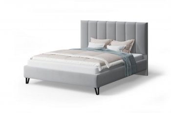 Кровать Лаура мягкая Stone (серый), 1600 (МЛК) в Ивделе - ivdel.mebel-e96.ru