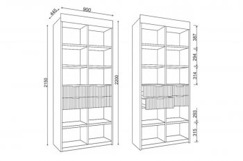 Набор детской мебели Лавис модульный белый софт (ДСВ) в Ивделе - ivdel.mebel-e96.ru