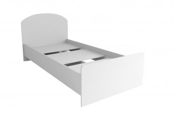 Кровать Лавис КРД 900.1 белый софт (ДСВ) в Ивделе - ivdel.mebel-e96.ru