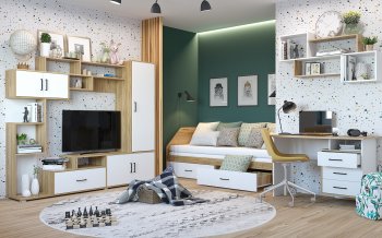 Набор детской мебели Лайт, модульный комп.2 (Гор) в Ивделе - ivdel.mebel-e96.ru