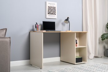 Стол письменный Лайт 12.163. сатин (Моби) в Ивделе - ivdel.mebel-e96.ru