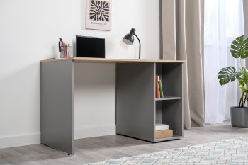 Стол письменный Лайт 12.163. серый (Моби) в Ивделе - ivdel.mebel-e96.ru