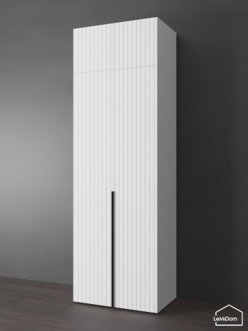 Шкаф с антресолью 800 мм Linnea MHR-2A-2 2450х800х510 (Белый-М 11.1.2) в Ивделе - ivdel.mebel-e96.ru