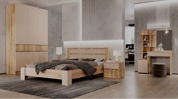 Шкаф 1500 мм 3х ств. Ленора вотан/Кашемир (Лин) в Ивделе - ivdel.mebel-e96.ru