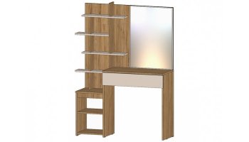 Стол туалетный Ленора вотан/Кашемир (Лин) в Ивделе - ivdel.mebel-e96.ru