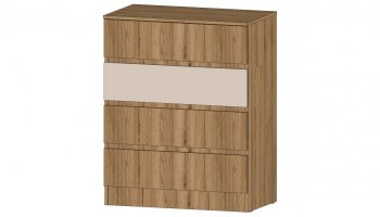 Комод 4 ящика Ленора вотан/Кашемир (Лин) в Ивделе - ivdel.mebel-e96.ru
