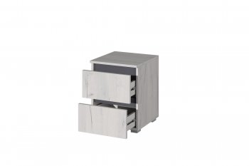 Спальный гарнитур Лиана графит, модульный (Зарон) в Ивделе - ivdel.mebel-e96.ru
