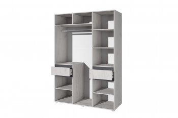 Спальный гарнитур Лиана графит, модульный (Зарон) в Ивделе - ivdel.mebel-e96.ru