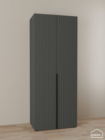 Шкаф Linnea MHR-2-3 2050х800х510 (Графит-М 11.1.25) в Ивделе - ivdel.mebel-e96.ru