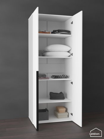 Шкаф Linnea MHR-2-2 2050х800х510 (Белый-М 11.1.2) в Ивделе - ivdel.mebel-e96.ru