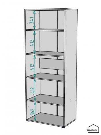 Шкаф Linnea MHR-2-2 2050х800х510 (Графит-М 11.1.25) в Ивделе - ivdel.mebel-e96.ru
