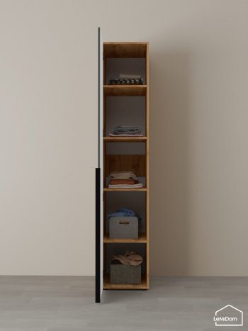 Шкаф Linnea MHR-1-2 2050х400х510 (ДВ-М 11.1.25) в Ивделе - ivdel.mebel-e96.ru