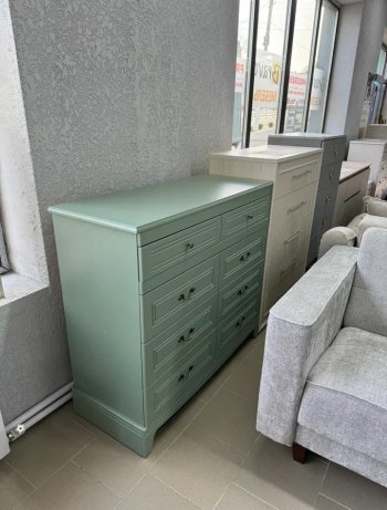 Спальный гарнитур Лорето, модульный, зеленый самшит (БМ) в Ивделе - ivdel.mebel-e96.ru