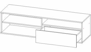 Стенка луксор (АстридМ) в Ивделе - ivdel.mebel-e96.ru