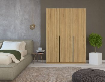 Шкаф распашной 2000 мм  М6-4.2 Б+П+Б 200+4 ящика (М6) в Ивделе - ivdel.mebel-e96.ru