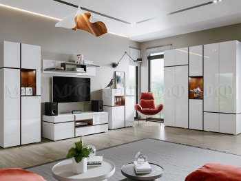 Стенка Мадера модульная (Миф) в Ивделе - ivdel.mebel-e96.ru