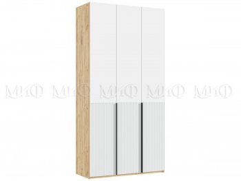 Шкаф 1200 мм Марвэл с доп. ящиками, крафт/белый (Миф) в Ивделе - ivdel.mebel-e96.ru